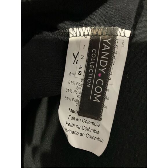 NEW WITH TAGS SEXY YANDY RAINBOW COLORED AND BLACK LINGERIE/DRESS size small - Picture 6 of 8